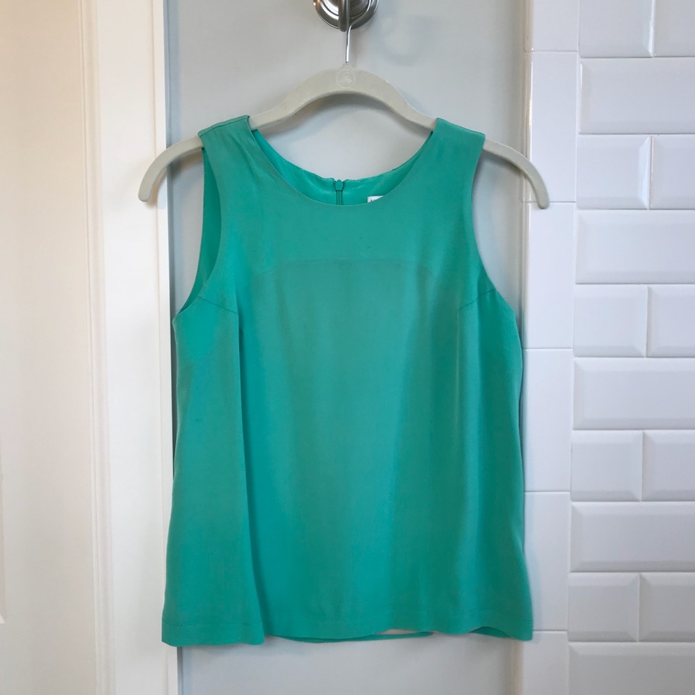 Silky soft Mint Amanda Uprichard Blouse